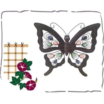 metal wall decor butterfly