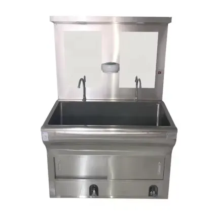 Stainless Steel Sink Cabinet Hand Washing Scrub Sink