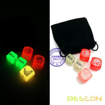 Funny Sex Position Glowing Dice Set for Adult Couples Novelty Toys Game Adult Fun Toy Sex Games Love Dice