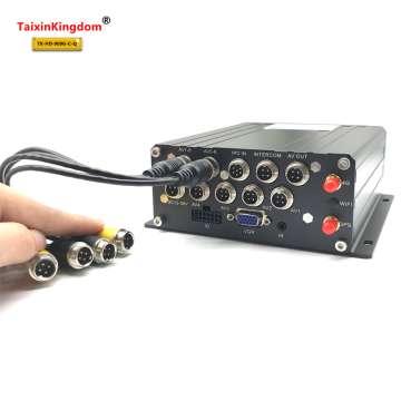 9 Channel 2MP Hard Disk Mobile DVR with 8CH AHD IPC, 3G/4G, GPS for Vehicle Security Monitoring MDVR