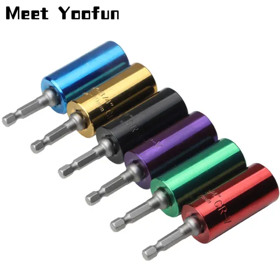 1 set Universal Torque Wrench Head Set Socket Sleeve 7-19mm Power Drill Ratchet Bushing Spanner Key Magic Grip Multi Hand Tools