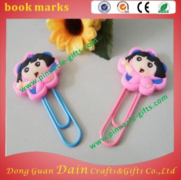 Promotional stylish rubber book marks