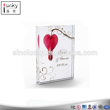Beautiful cheap acrylic high transparency customized paperweight