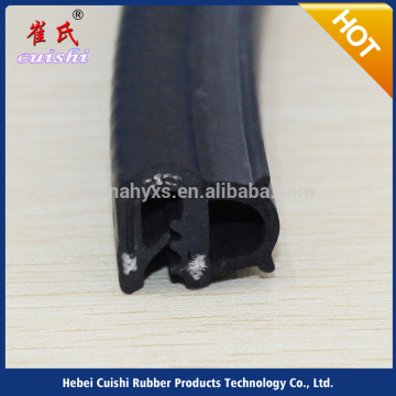 sponge bulb with flexible steel wire core rubber edge trim seal