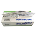 Folha de alumínio pop-up para embalagem de alimentos