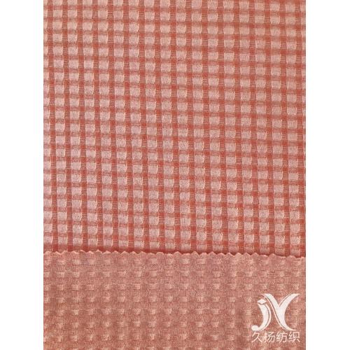 Jacquard de punto a cuadros de nailon