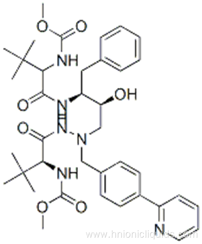 2,5,6,10,13-Pentaazatetradecanedioicacid,3,12-bis(1,1-dimethylethyl)-8-hydroxy-4,11-dioxo-9-(phenylmethyl)-6-[[4-(2-pyridinyl)phenyl]methyl]-,1,14-dimethyl ester,( 57193463,3S,8S,9S,12S) CAS 198904-31-3