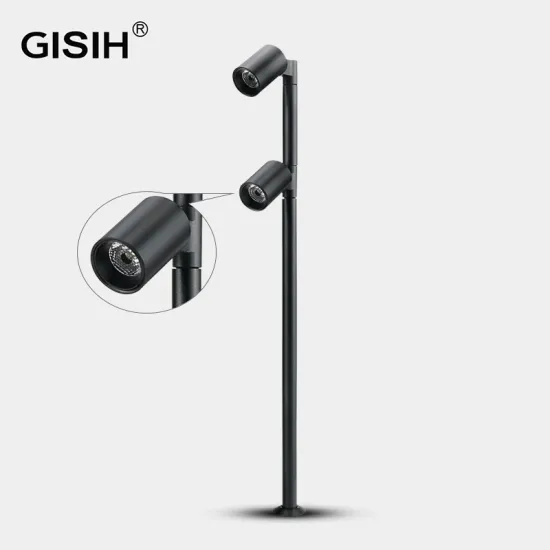 High-Quality Customized Jewelry Showcase LED Lamp - 2*1W Silver Black Display Counter Light