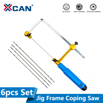 XCAN Adjustable Mini Saw U Type Mini Saw Saw Bow for Jewelry DIY Tools Woodwork Craft Tools Hand Tools Set Saw Blade