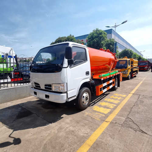 Dongfeng небольшие вакуумные канализационные грузовики