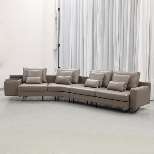 Koleksi Sofa Kulit Sudut Premium untuk Ruang Tamu