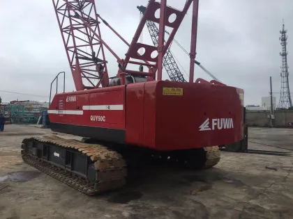 Best Condition Used FUWA QUY50C 50 Tons Crawler Crane for Sale in China