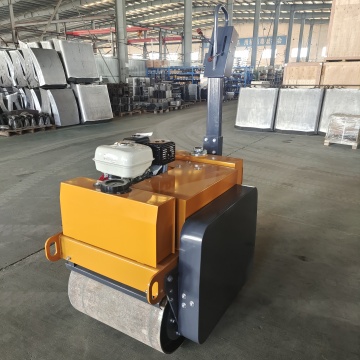 China Mini Construction Walk-Behind Two-Roller Pneumatic Vibratory Road Roller