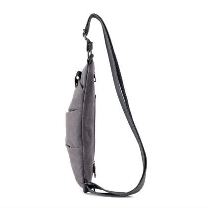 Anti-Theft Casual Canvas Chest Bag for Men