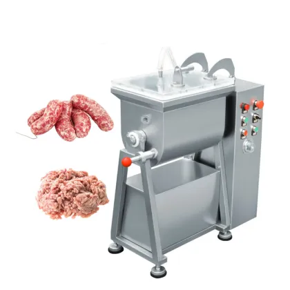 Small Sausage Meat Blender: Goat Sausage Meat Stuffing Mixer Vacuum Machine