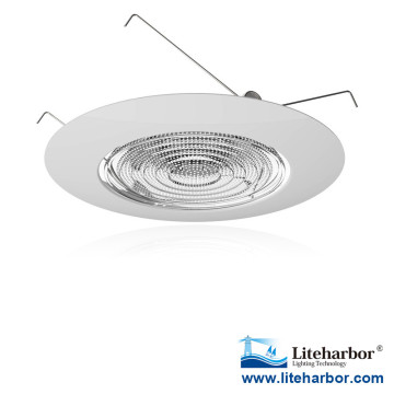 ETL UL CUL Recessed Downlight 6 Inch Shower Light Trim with Fresnel Lens