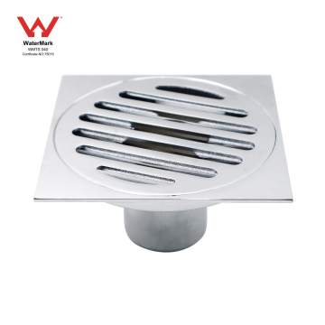 GUIDA 726135 Brass Shower and Tub Hair Catcher, Drain Hair Trap, Waste Clean Out Sticker for Bathroom Floor Drain