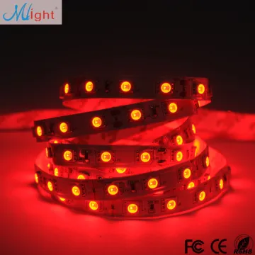 continuous length side emitting red colour led strip light
