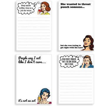 Custom Funny Souvenir Memo Pads - Perfect Office Gift for Coworkers