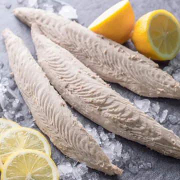 frozen pre-cooked bonito tuna loin for canning