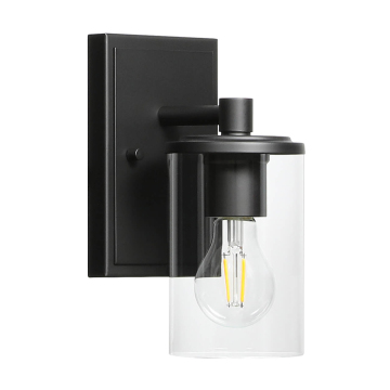 US Free Shipping Black Finish Wall-Mounted Villa Terrace LED Creative Balcony Wall Sconce Light for Bathroom