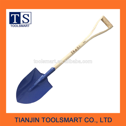 garden steel shovel with wooden handle S503K