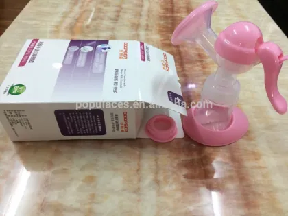 Doopser manual comfort silicone breast pump manual breast milk pump with baby feeding bottle