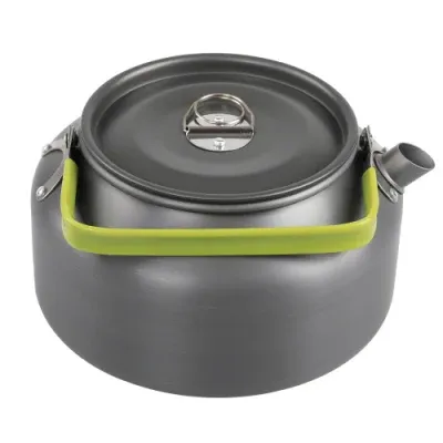 1.2L Aluminum Camping Teapot Portable Barbecue Kettle Coffee Pot