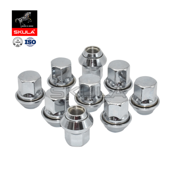 Wheel Tire Nuts for FORD Focus II Fiesta V Mondeo III Fusion - 91AB1K024AA 81EB1K024AB 1366029 M12X1.5 19MMX4