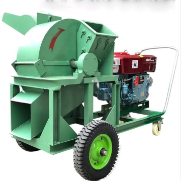 High Capacity Industrial Wood Sawdust Chipper and Crusher Machine for 500kg/h Output