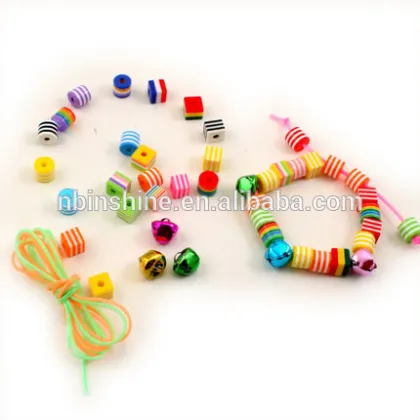 Children Pearl color bead bracelet , colorful bead bracelet for kids