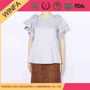 Factory direct sell unique design short sleeve autumn women Dress
