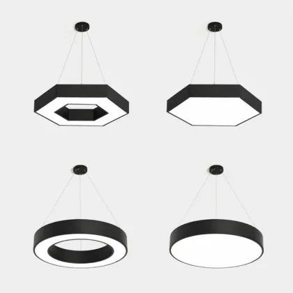 Nordic LED Chandeliers Pendant Light for Office Hanging Indoor Lighting