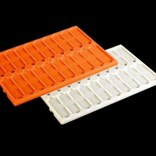 White Plastic PS Slide Trays