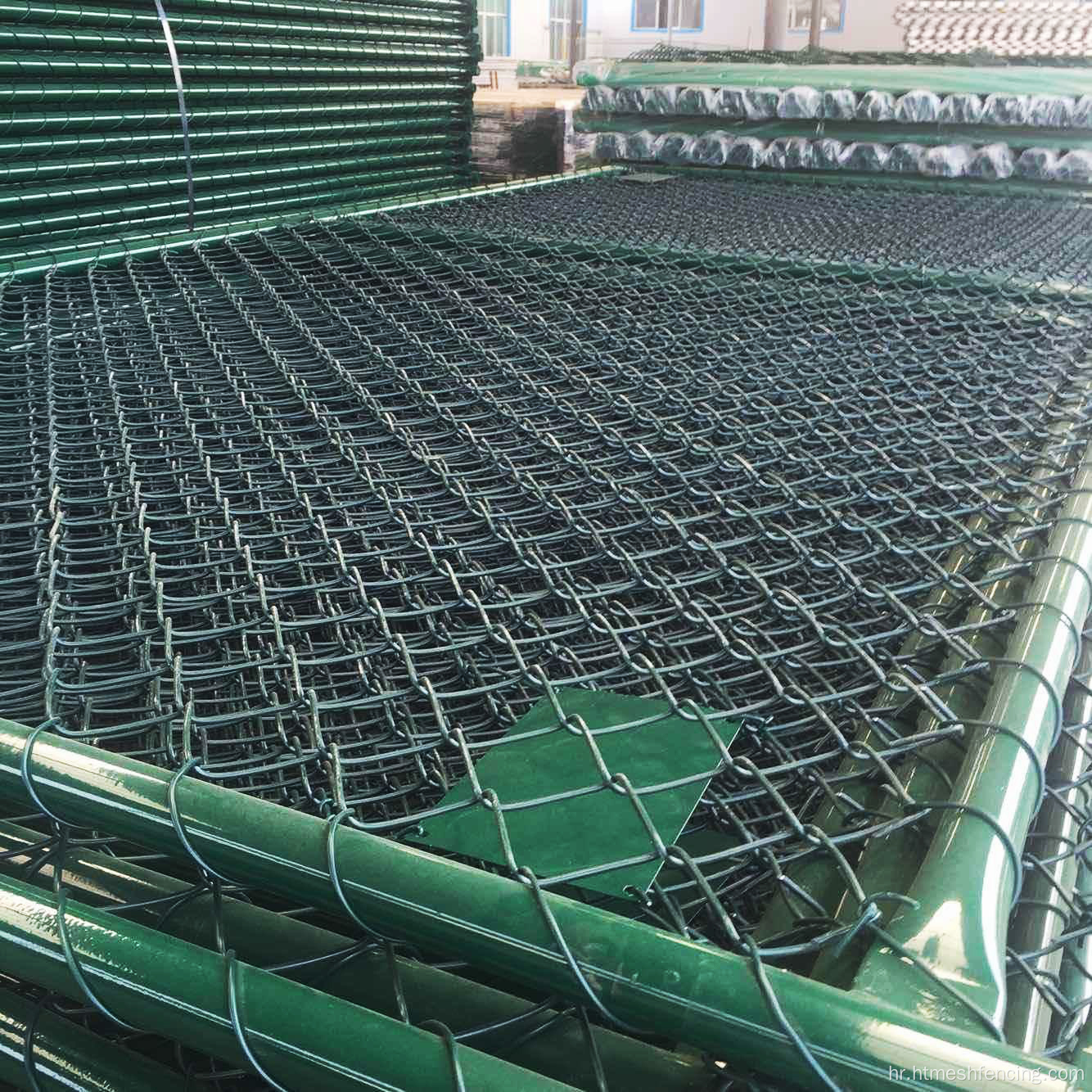 4 '9 "x49' 2" zelena galvanizirana mrežaste mrežice