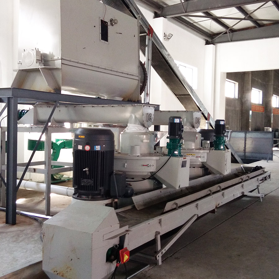 wood pellet production line