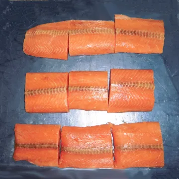 Salmon Fish Portion Skinless Frozen Pink Salmon Portion Skinless Prices Salmon Portion
