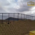 Painel de vedação da cadeia de construção temporária