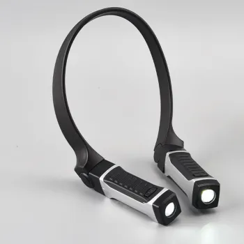 Dimmable Magnetic Neck Repair Inspection Light - Battery Operated LED Work Light