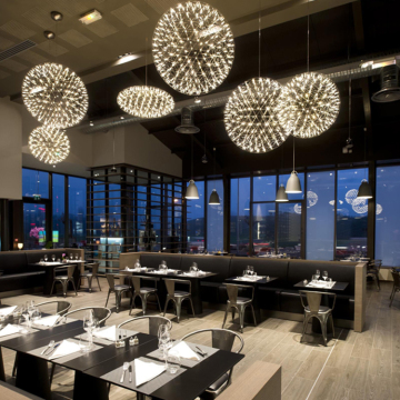 Modern Decorative Dining Room Round Big Pendant Light