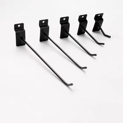 Metal Supermarket Wall Hanging Display Garment Hooks