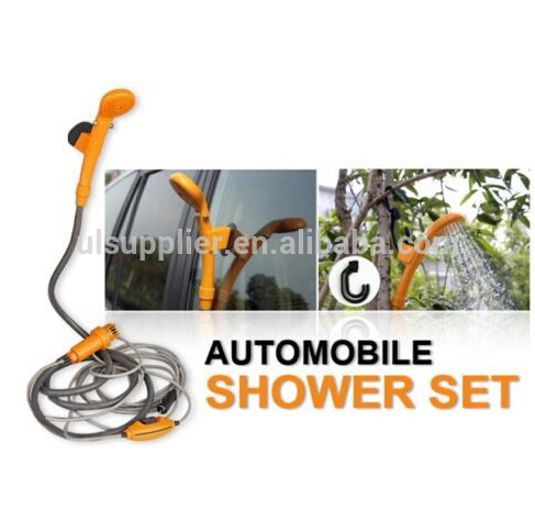 S10301Portable 12V DC Powered Shower Spray & Water Pump for Travel Outdoor, Camping, Pool Shower, Boating, Car washing, Watering