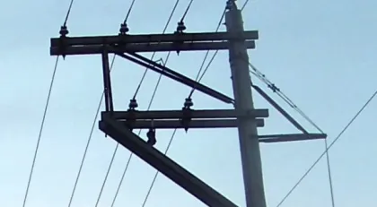 Alley Arm Brace for Pole Line Construction