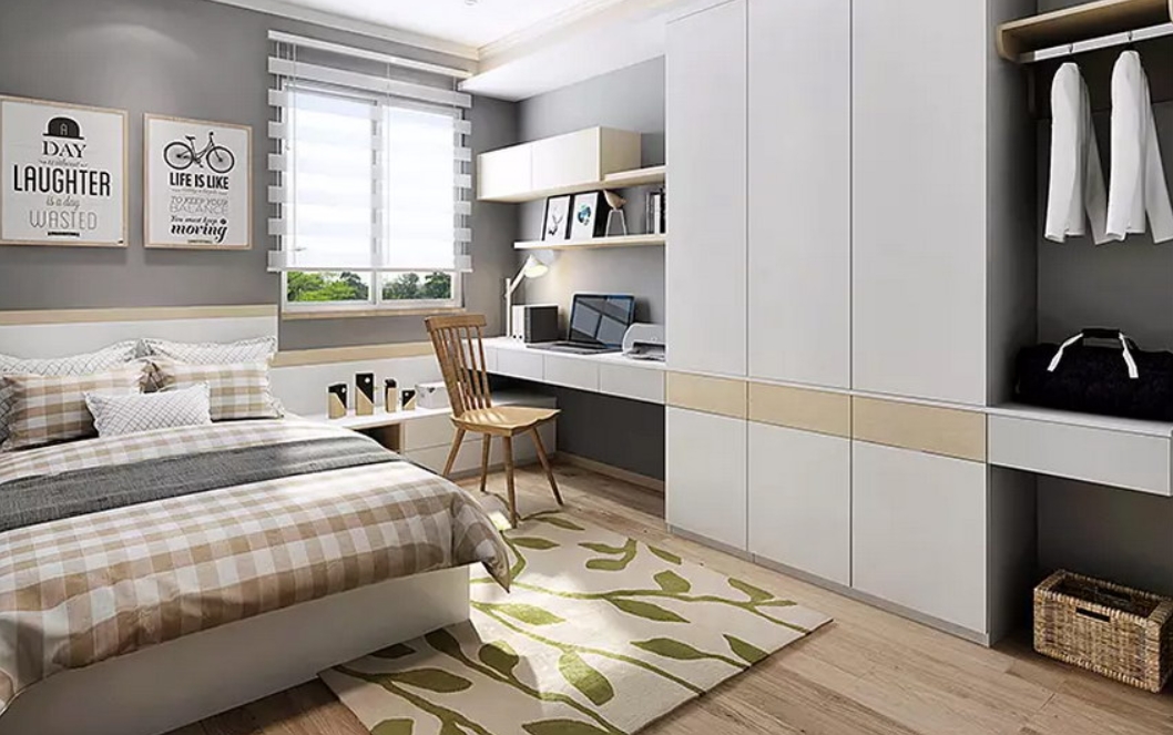 Wardrobe with drawers