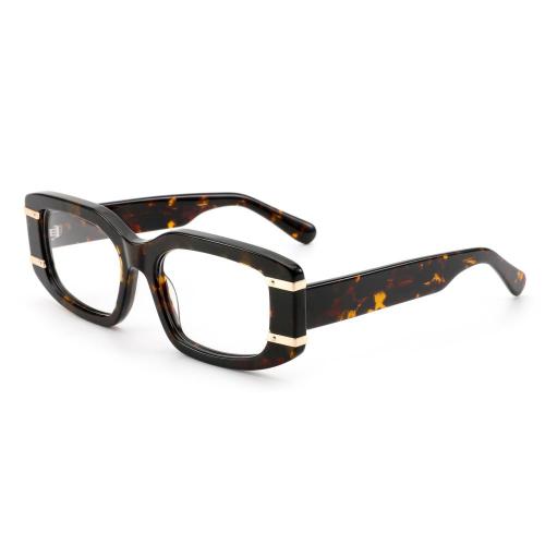 Premium Thick Rectangular Acetate Eyewear : Custom Optical & Sun Frames Wholesale