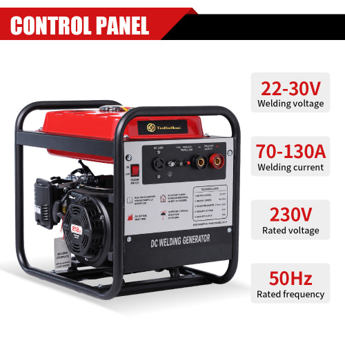 Generador Soldador Gasolina 130A Marco Abierto
