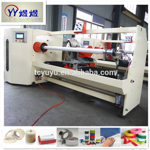 YU-701 adhesive tape log roll cutting machine cutter