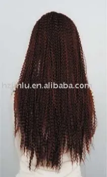 synthetic ladies' long curly wig