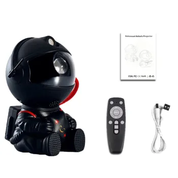 Multicolor Astronaut and Starry Sky Projection Lamp for Home Decor