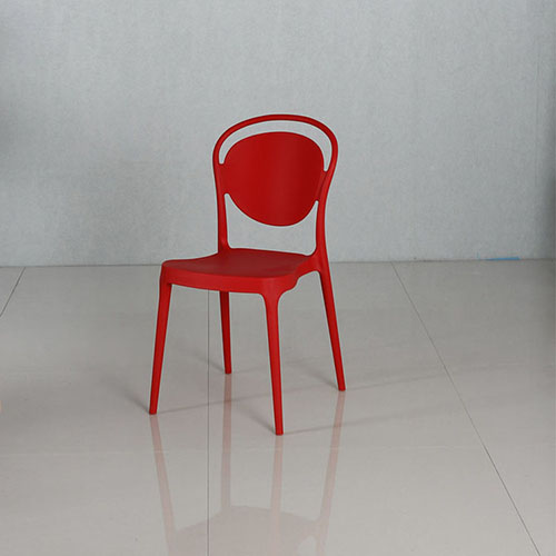 White Plastic Dining Chair